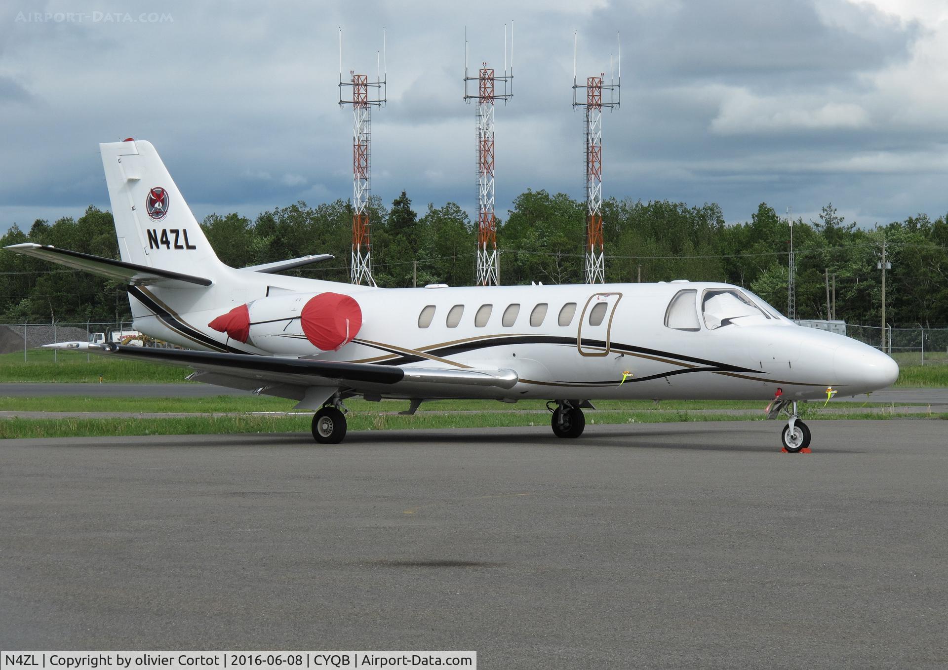 N4ZL, 1997 Cessna 560 Citation Ultra C/N 560-0448, Seen in Canada in june 2016