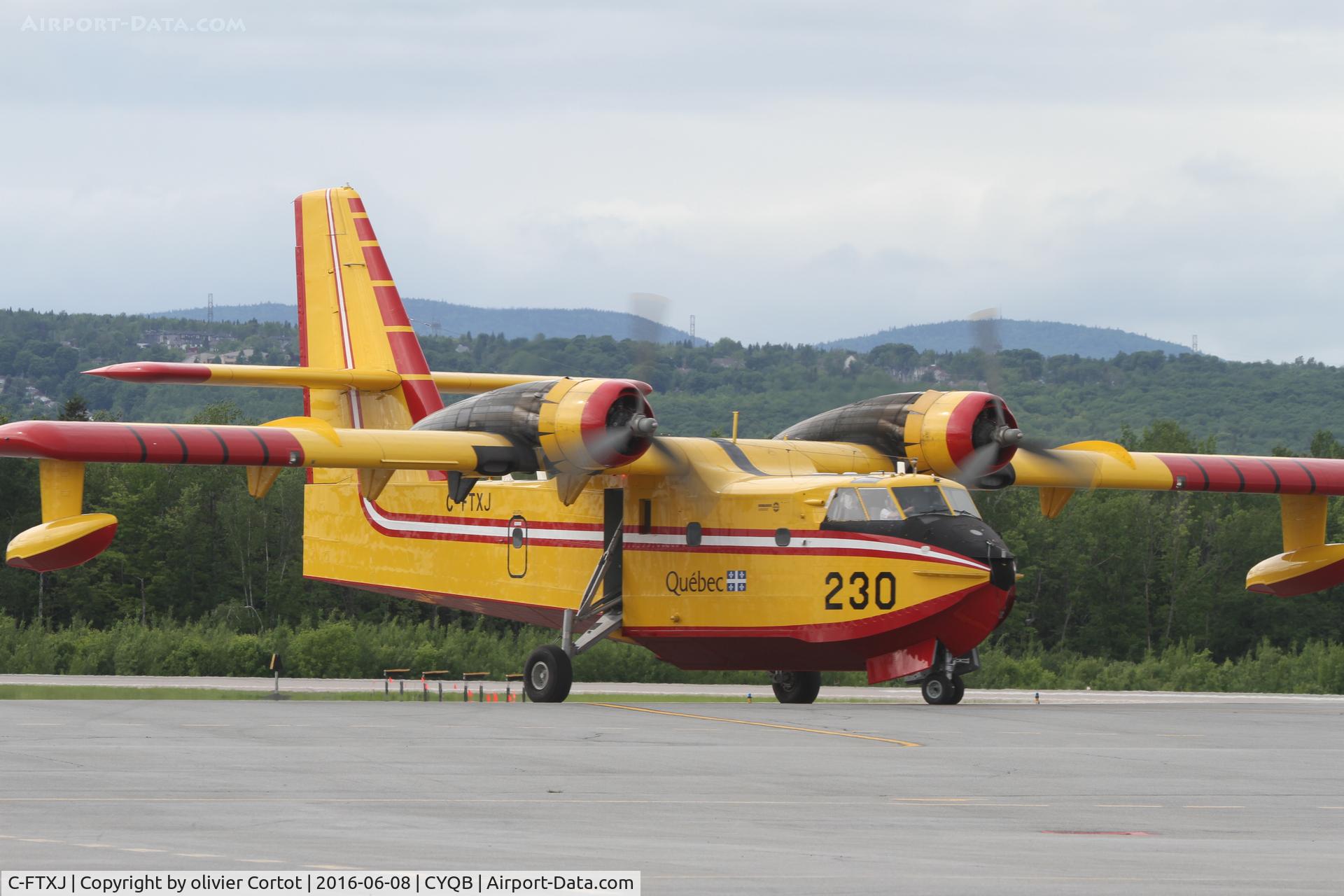 C-FTXJ, 1970 Canadair CL-215-I (CL-215-1A10) C/N 1017, training mission, june 2016