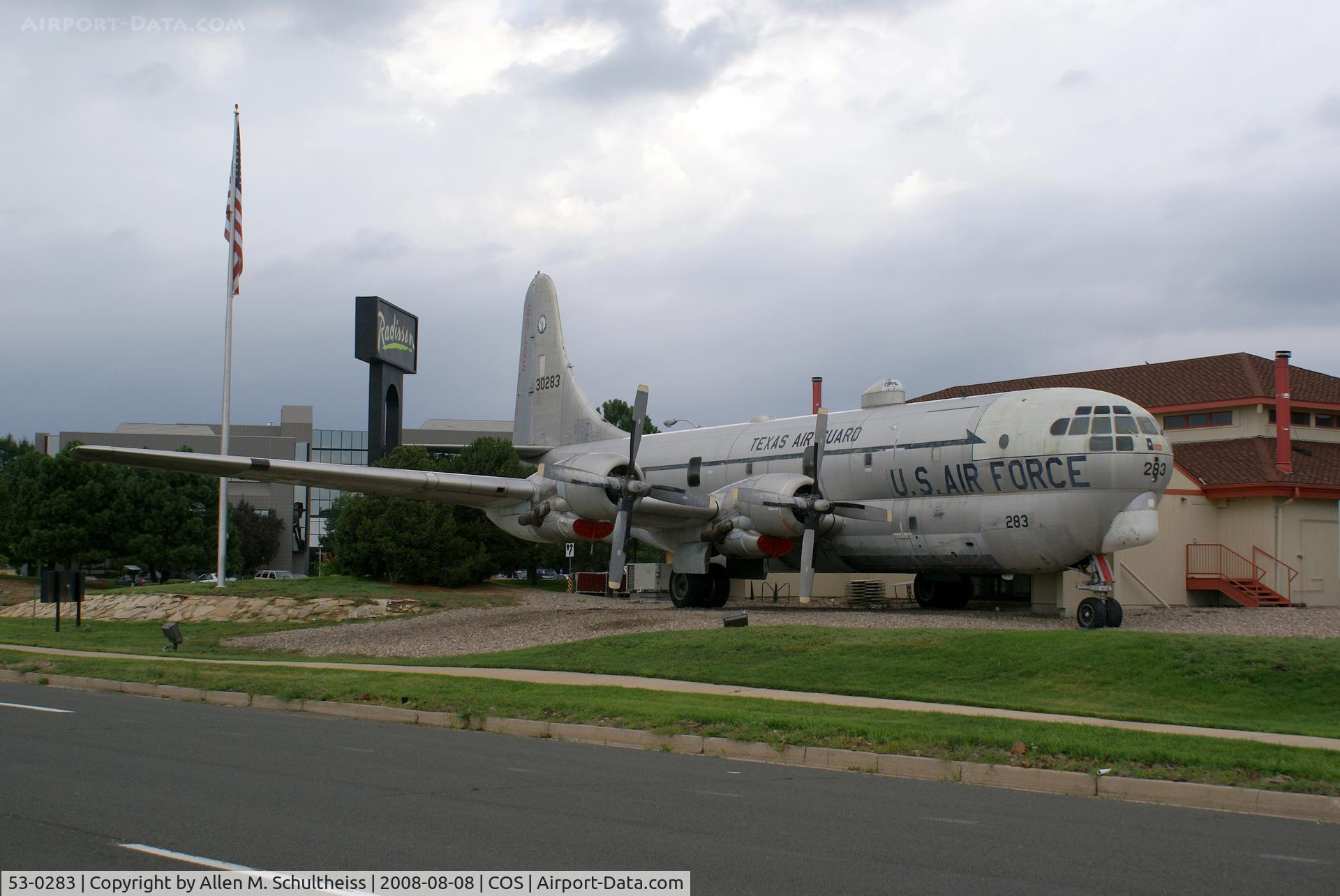 53-0283, 1953 Boeing KC-97G Stratocruiser C/N 17065, Display incorporated into the Hotel