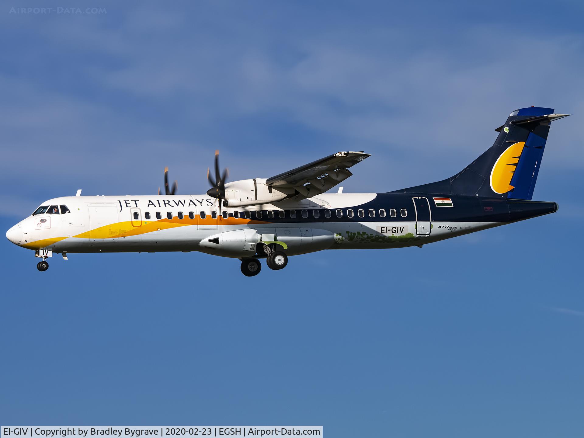 EI-GIV, 2012 ATR 72-600 (72-212A) C/N 1056, Landing