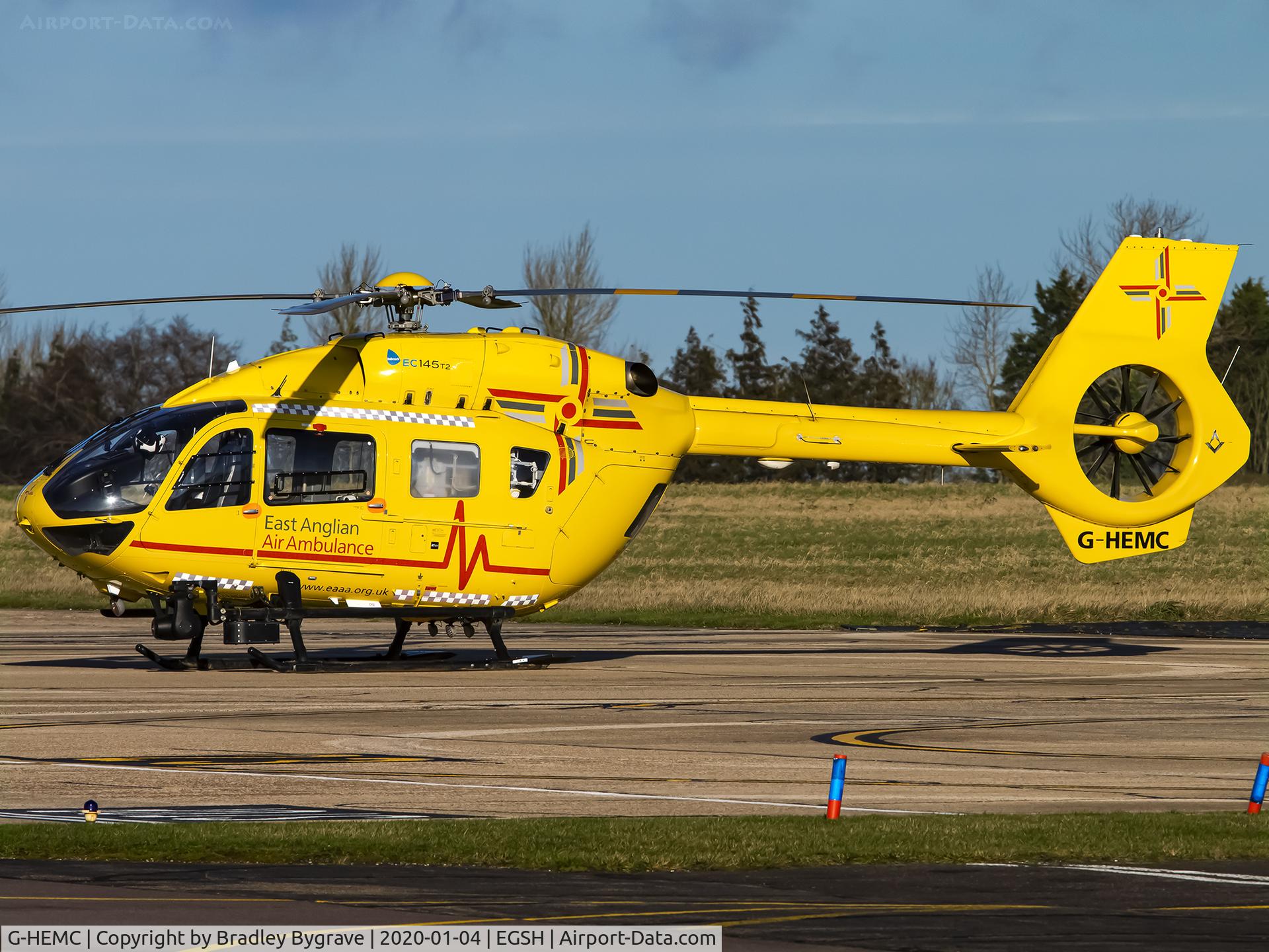 G-HEMC, 2014 Airbus Helicopters EC-145T-2 (BK-117D-2) C/N 20012, Parked