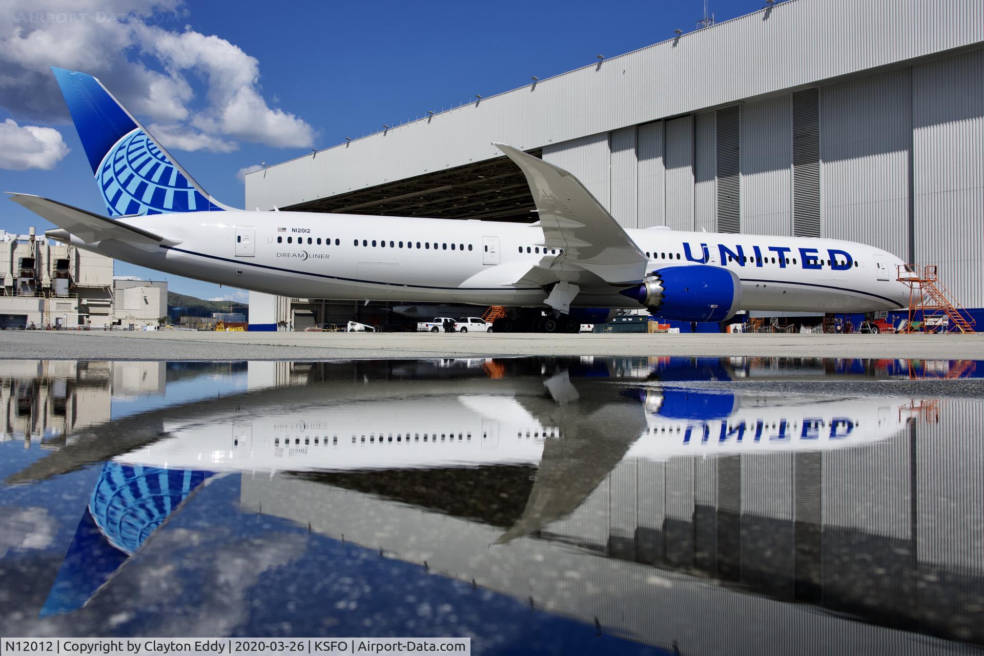 N12012, 2020 Boeing 787-10 Dreamliner Dreamliner C/N 60145, SFO 2020.