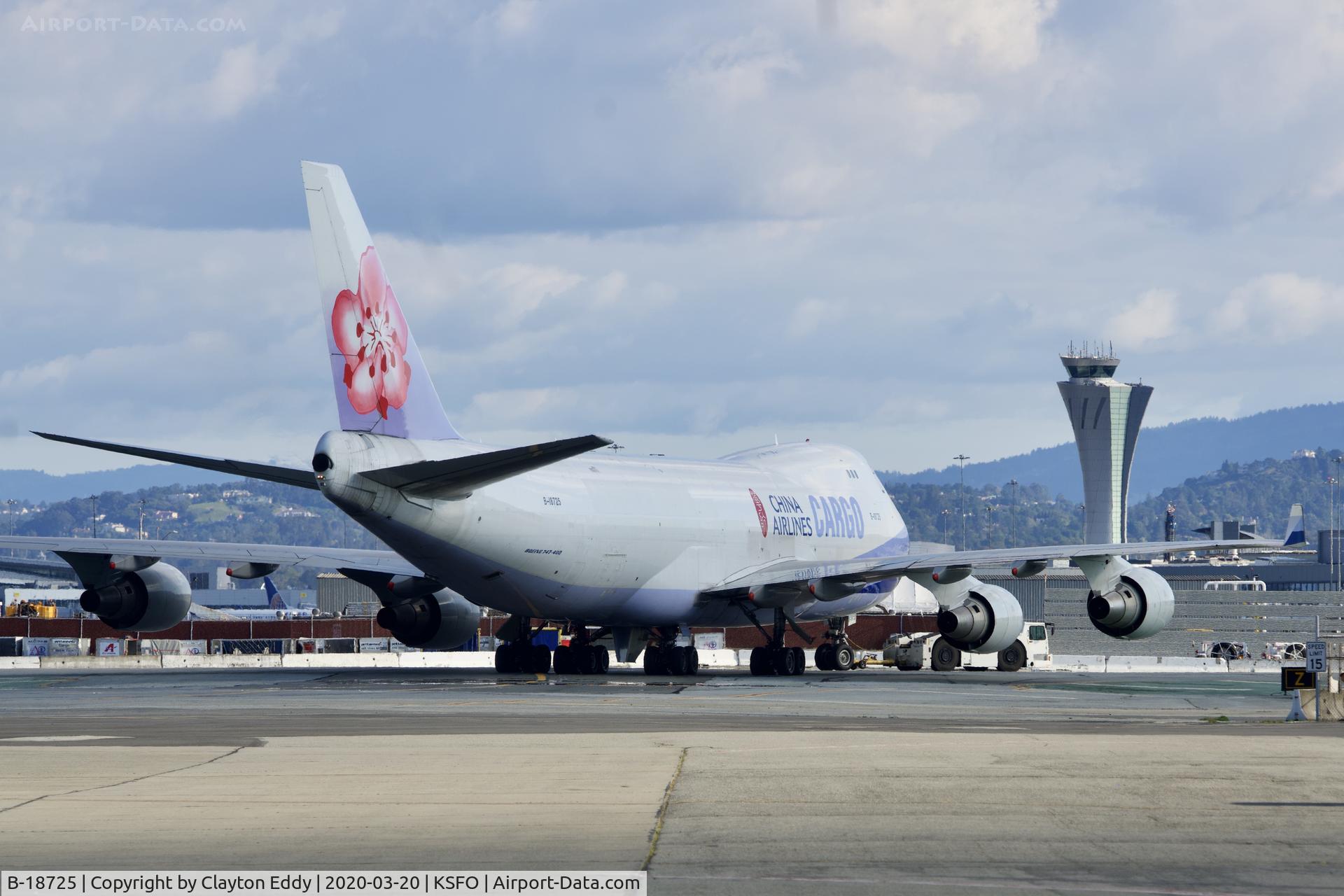 B-18725, 2007 Boeing 747-409F/SCD C/N 30771, SFO 2020.