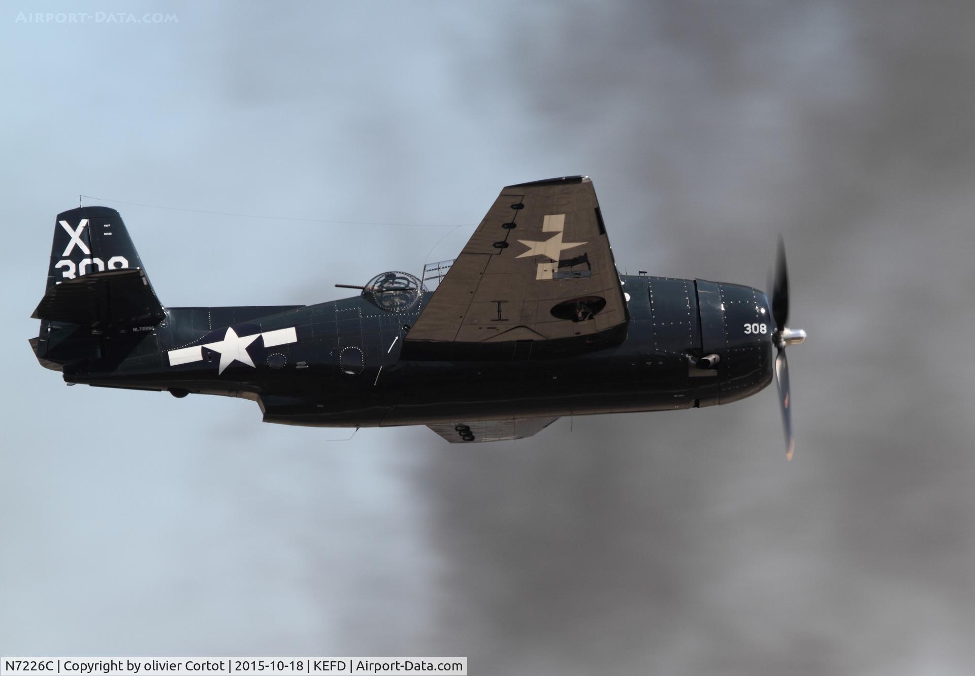 N7226C, Grumman TBM-3E Avenger C/N 85938, Wings over Houston 2015