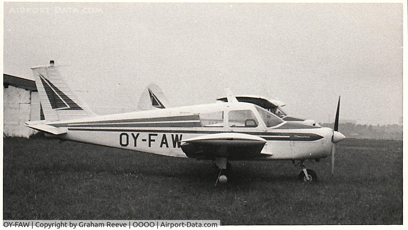 OY-FAW, 1962 Piper PA 28-160 Cherokee C/N 28-588, From the collection of the late Ted Thompson.