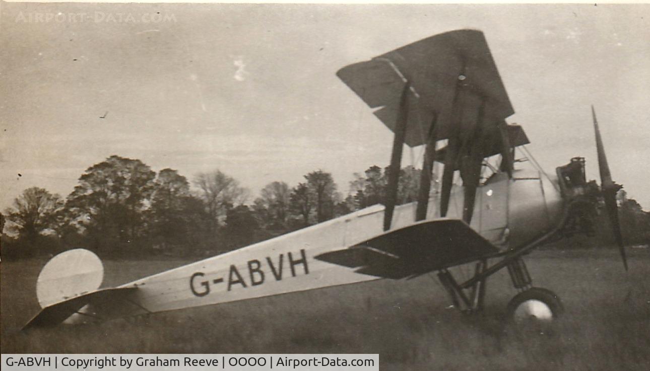 G-ABVH, Avro 504K C/N J8372, From the collection of the late Ted Thompson.