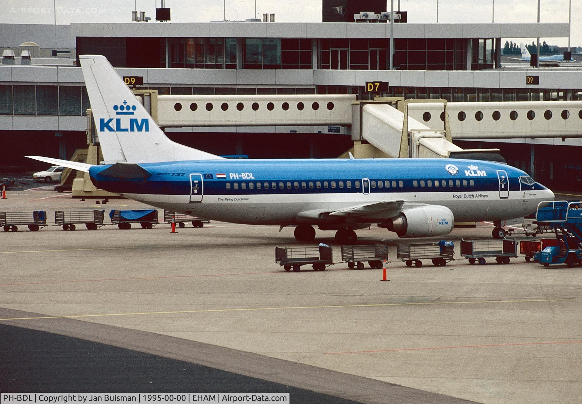 PH-BDL, 1987 Boeing 737-306 C/N 23546, KLM