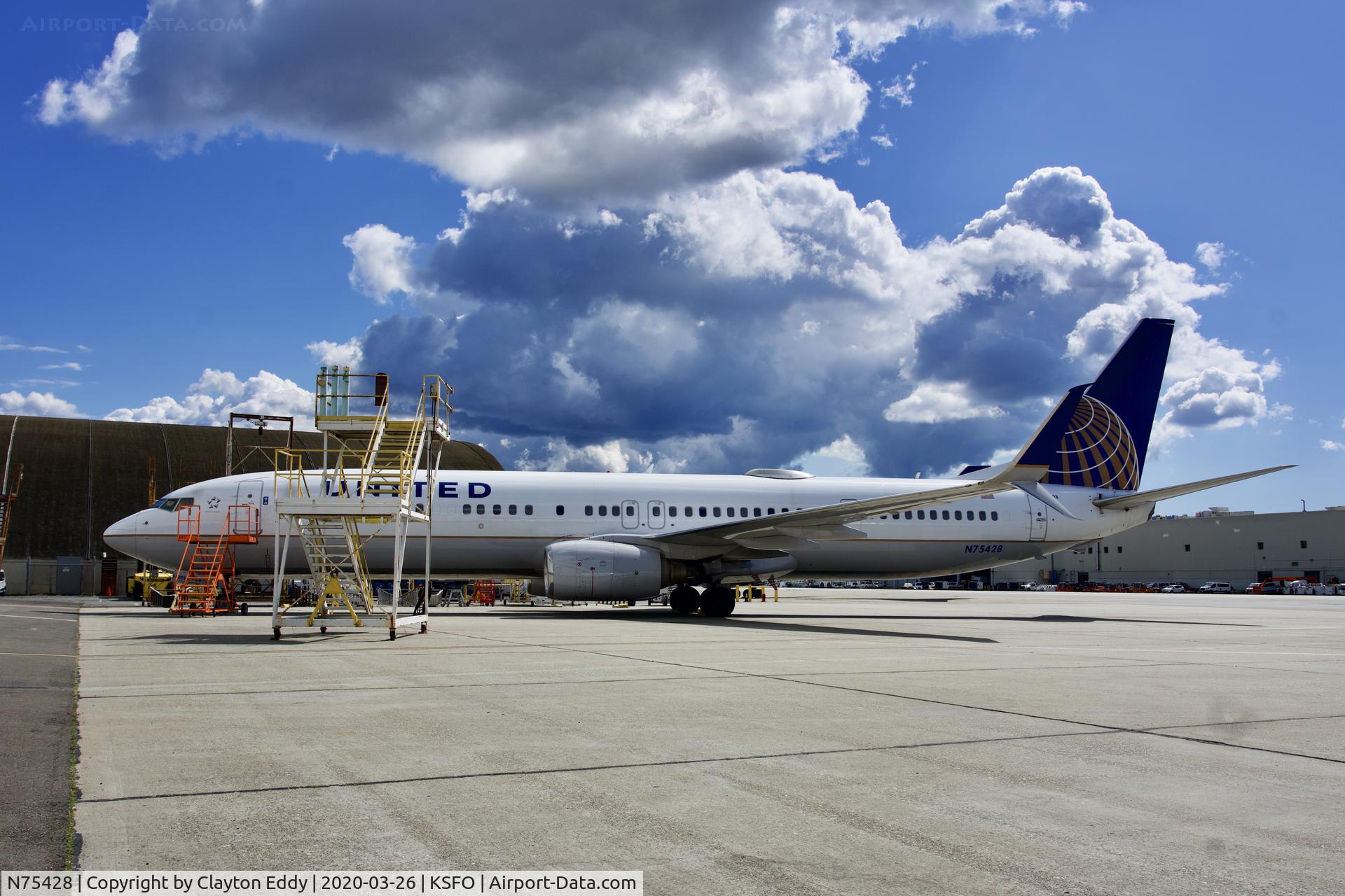 N75428, 2008 Boeing 737-924/ER C/N 31633, SFO 2020.