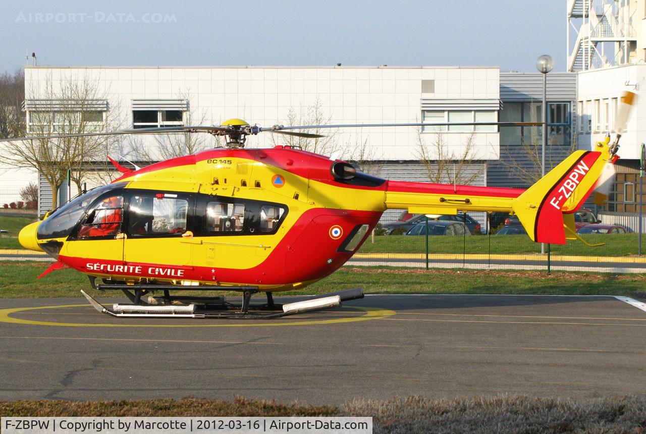 F-ZBPW, Eurocopter-Kawasaki EC-145 (BK-117C-2) C/N 9048, taken at Trousseau hospital.