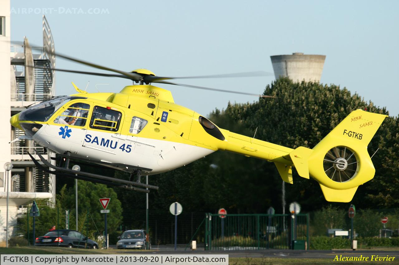 F-GTKB, Eurocopter EC-135T-1 C/N 0084, Operated by SAMU 45 in 2013.