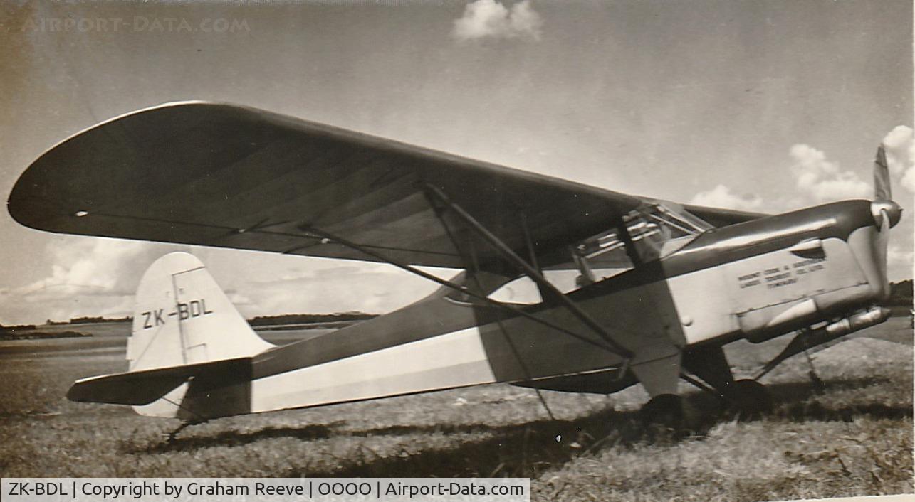 ZK-BDL, Auster J-1B Aiglet C/N 3116, From the collection of the late Ted Thompson.