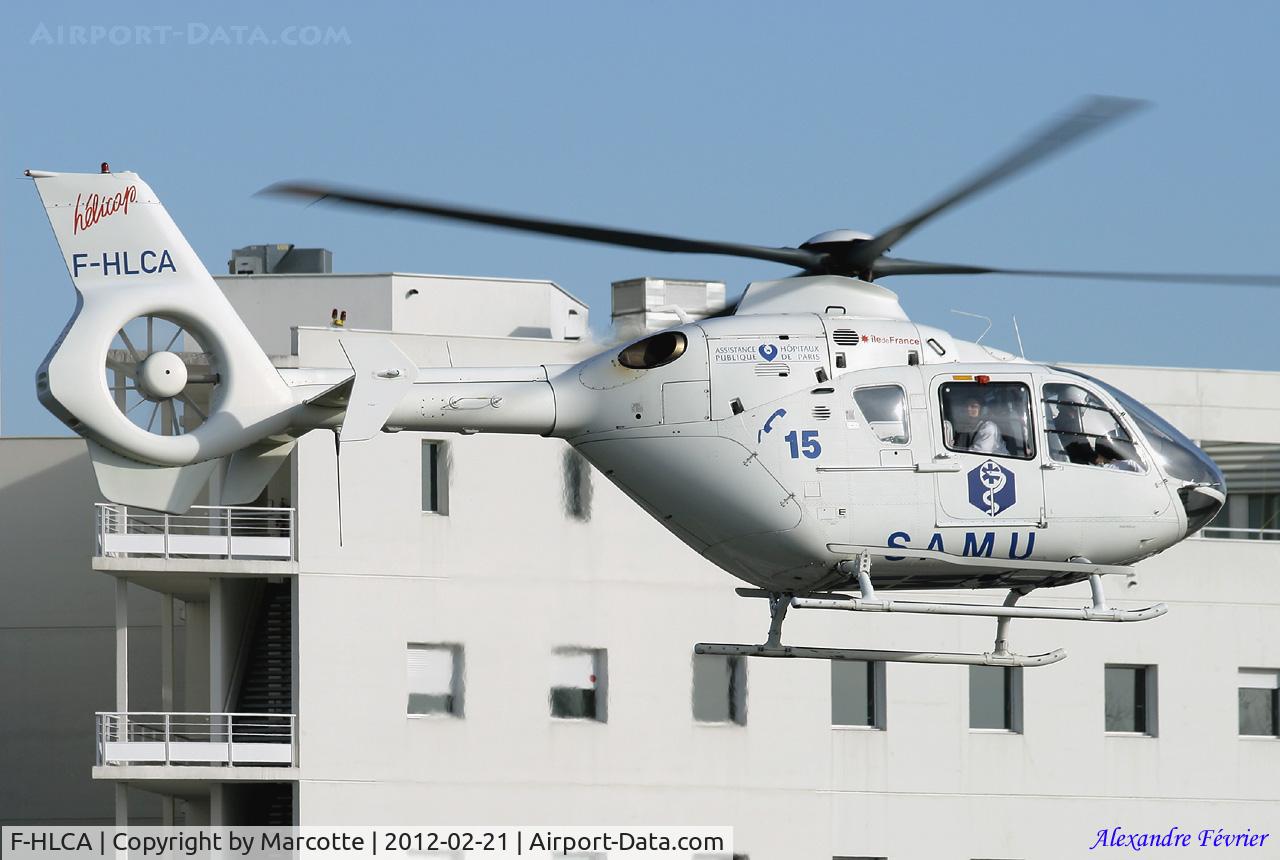F-HLCA, 2020 Eurocopter EC-135T-2 C/N 0244, Trousseau hospital. Operated by Samu d'Ile-de-France in 2012.