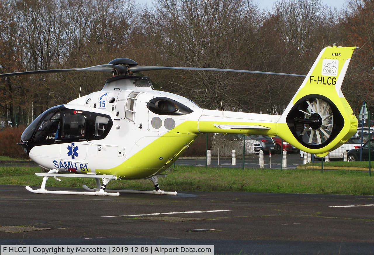 F-HLCG, 2016 Airbus Helicopters H135 C/N 1252, Trousseau hospital. Operated du SAMU 61 in 2019.