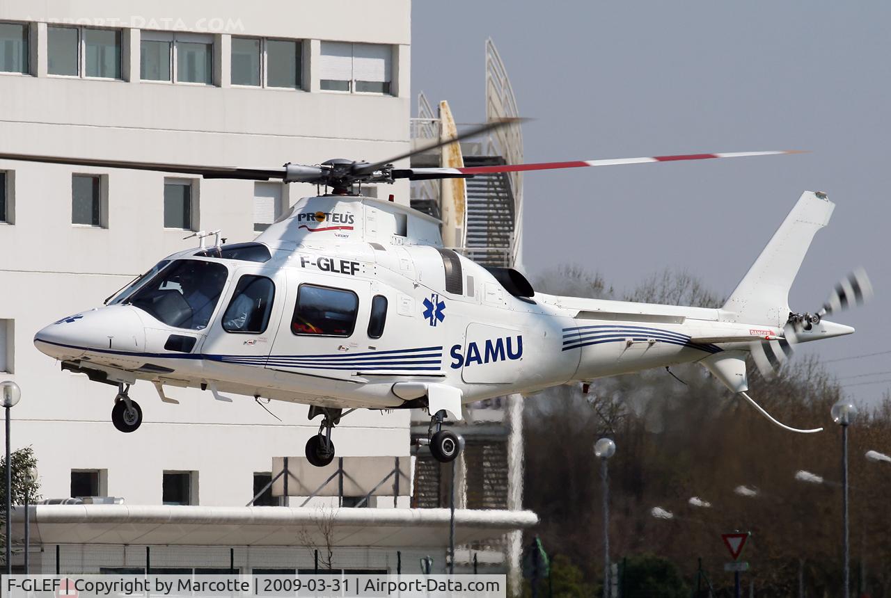 F-GLEF, 1998 Agusta A-109E Power C/N 11027, Trousseau hospital.