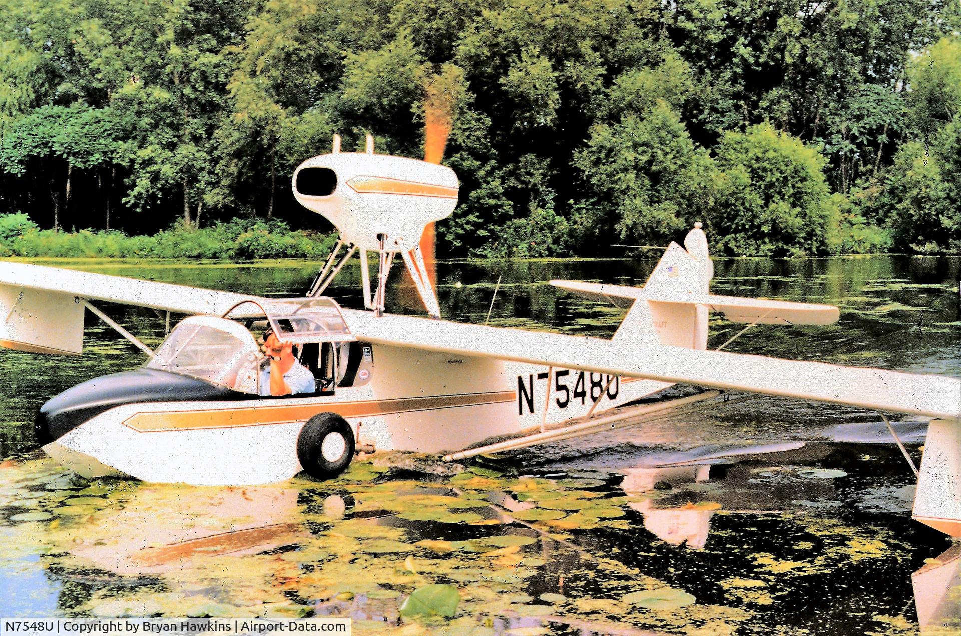 N7548U, 1966 Volmer VJ-22 Sportsman C/N WJB-1, oskosh seaplane base