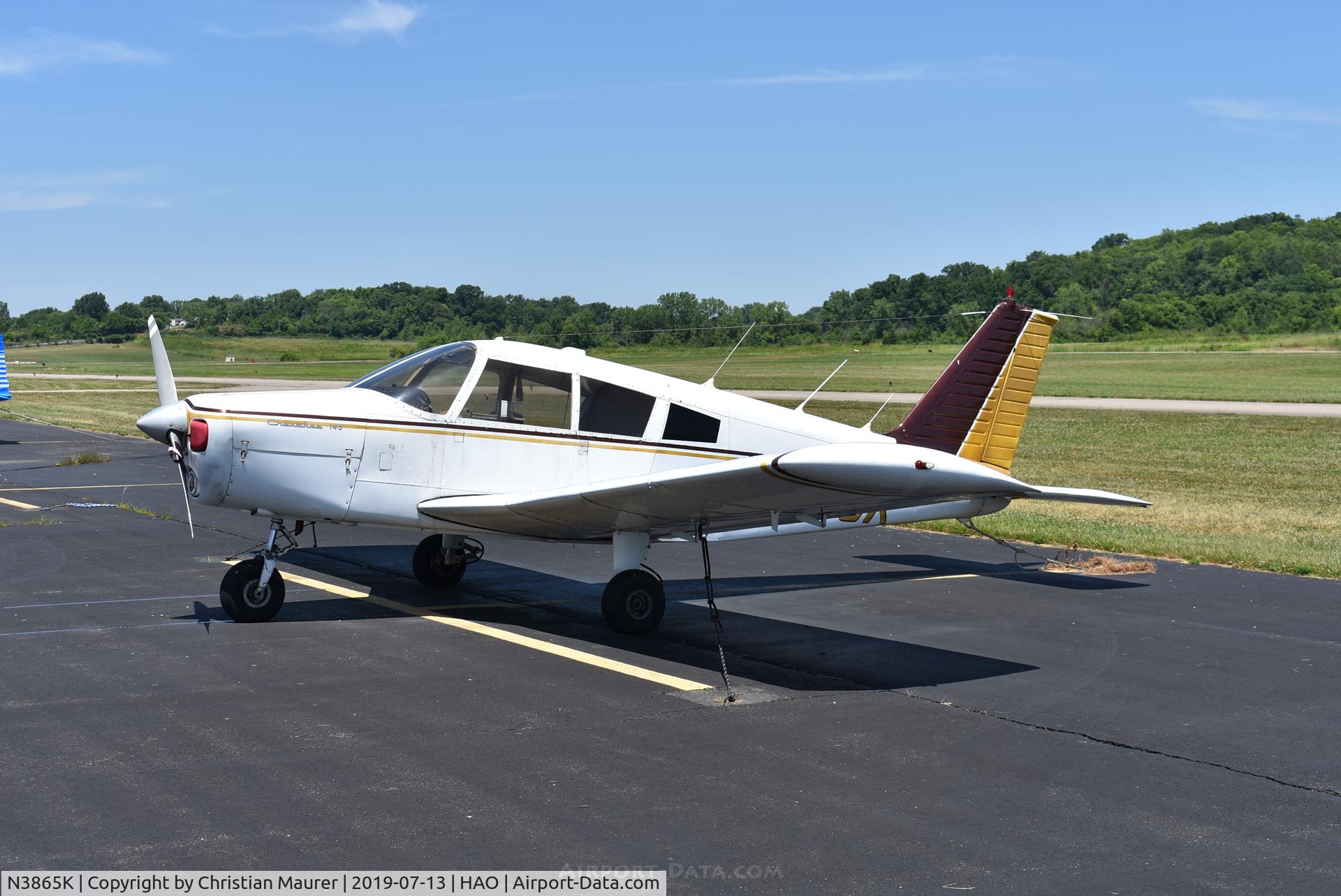 N3865K, 1967 Piper PA-28-140 C/N 28-23754, Piper Cherokee 140
