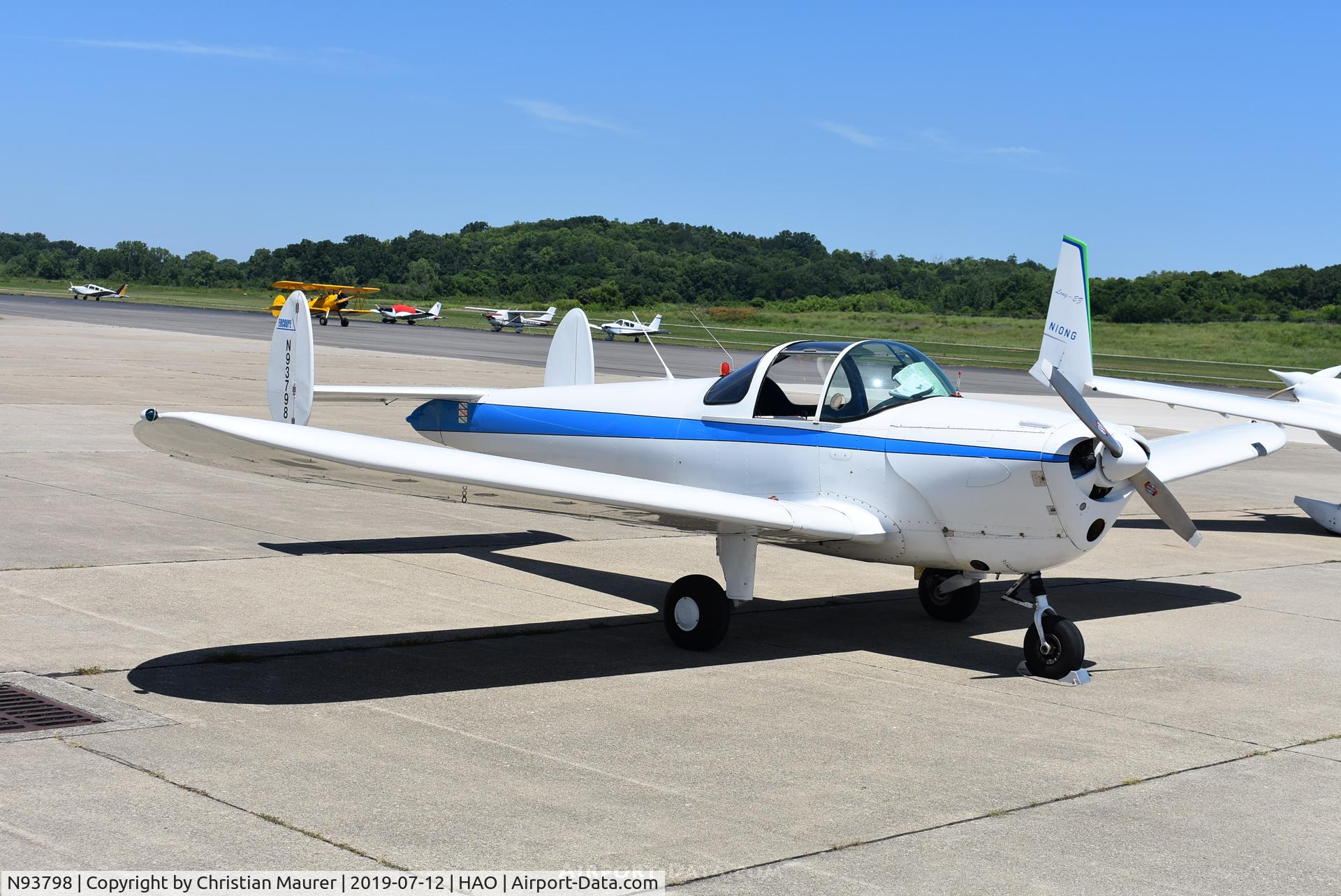 N93798, 1946 Erco 415C Ercoupe C/N 1121, Ercoupe 415-C