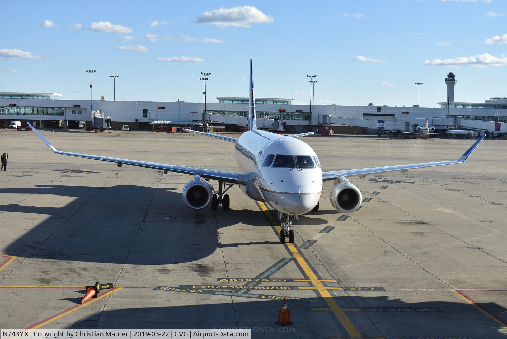 N743YX, 2017 Embraer 175LR (ERJ-170-200LR) C/N 17000660, ERJ-175LR