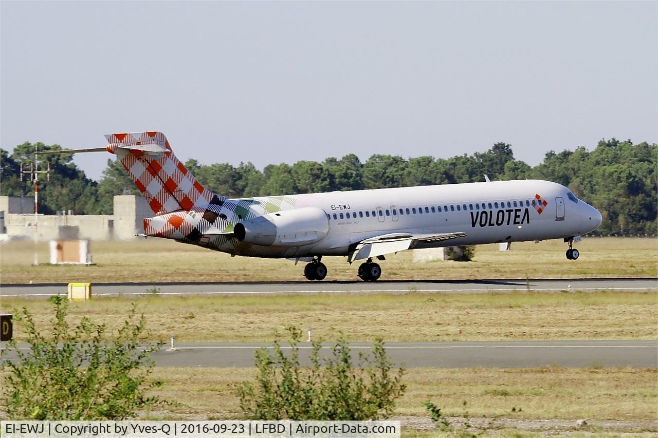 EI-EWJ, 2003 Boeing 717-2BL C/N 55171/5121, Boeing 717-2BL, Landing rwy 05, Bordeaux Mérignac airport (LFBD-BOD)