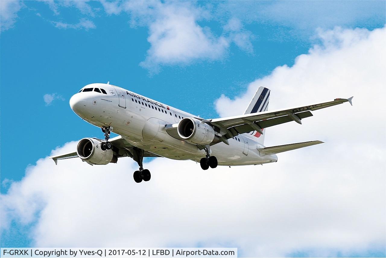 F-GRXK, 2006 Airbus A319-115LR C/N 2716, Airbus A319-115LR, Short approach rwy 23, Bordeaux-Mérignac airport (LFBD-BOD)