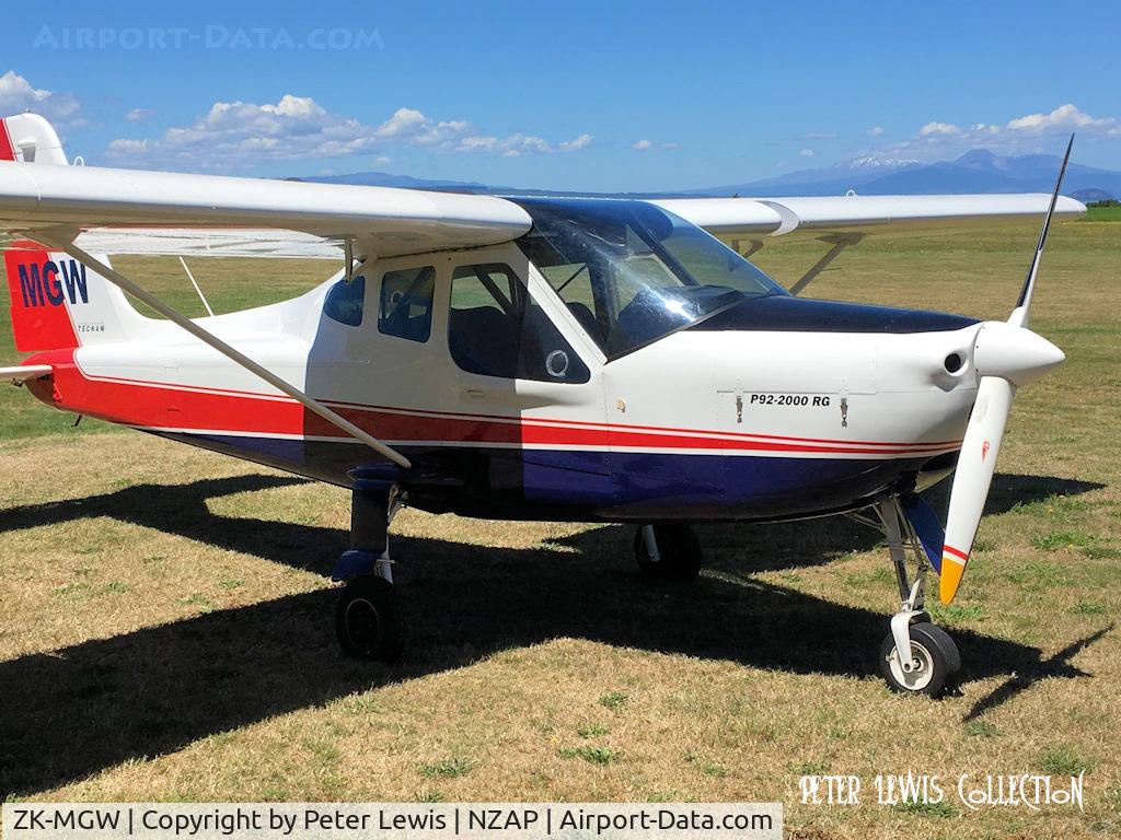 ZK-MGW, Tecnam P-92 2000RG C/N 043, G M Wiltshire, Taupo