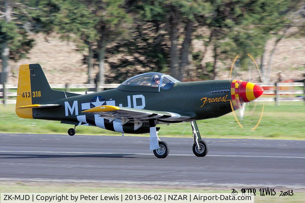 ZK-MJD, Titan T-51 Mustang C/N M05XXX50HK0078, M J Dean, Mt Maunganui