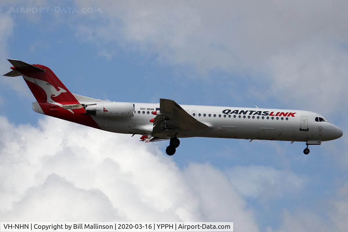 VH-NHN, 1993 Fokker 100 (F-28-0100) C/N 11469, for 24