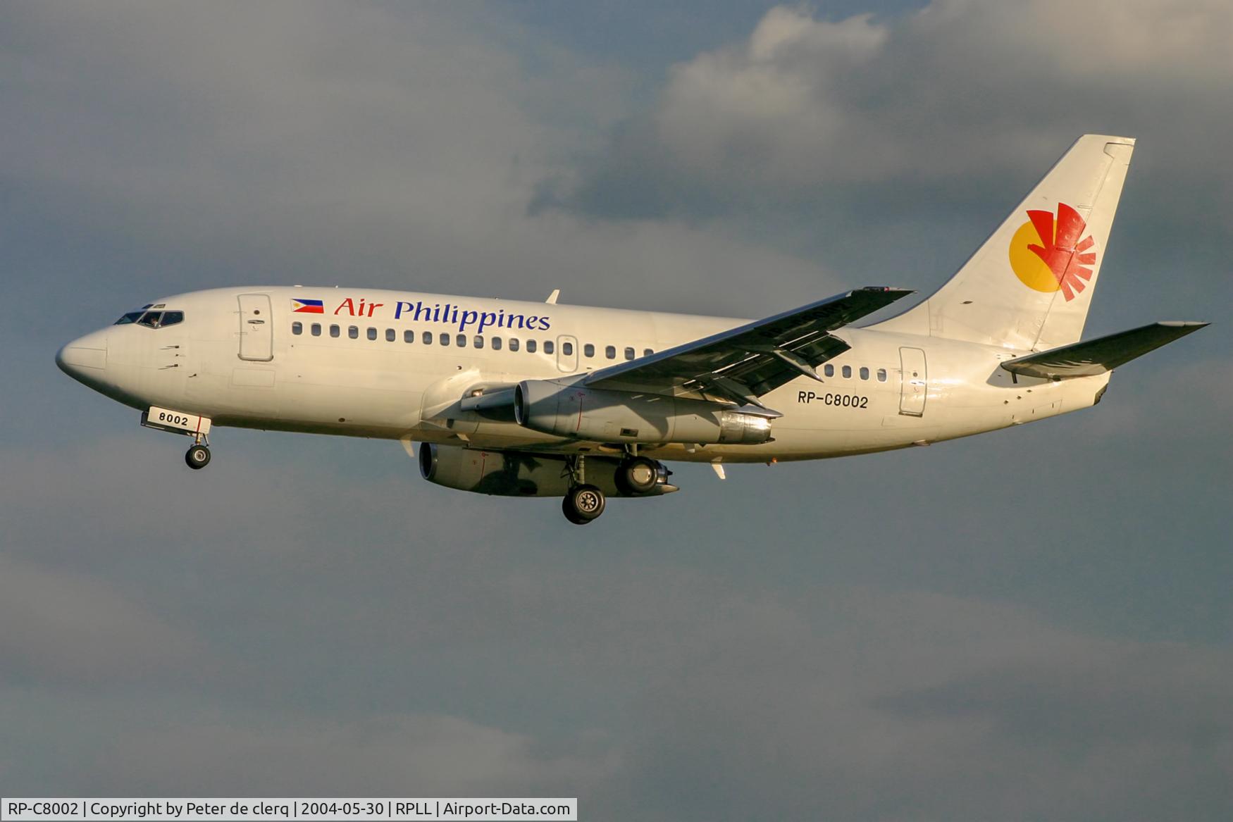 RP-C8002, 1983 Boeing 737-2B7 C/N 22888, PHILIPPINES 2004