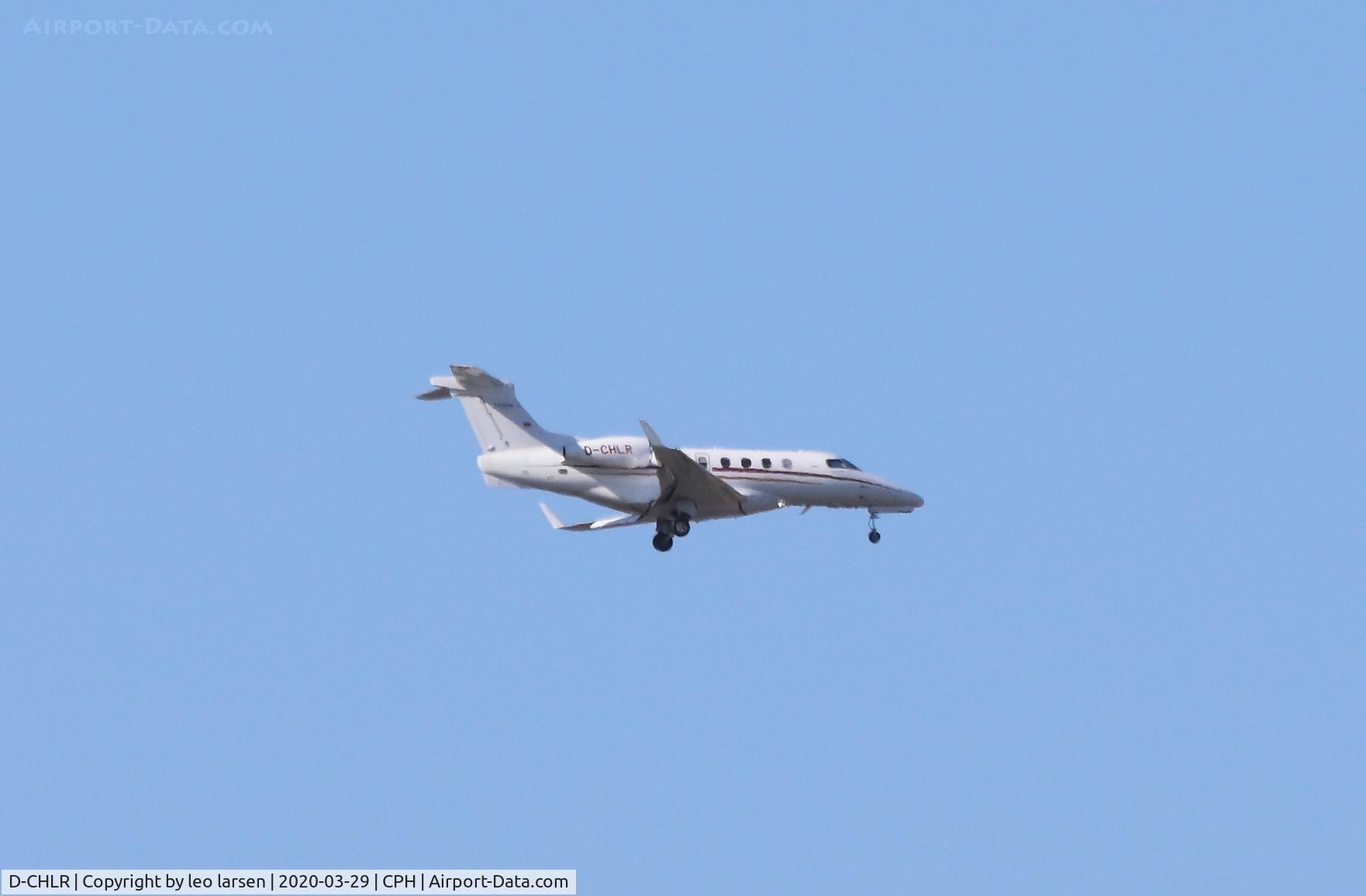 D-CHLR, 2011 Embraer EMB-505 Phenom 300 C/N 50500066, Copenhagen 29.3.2020