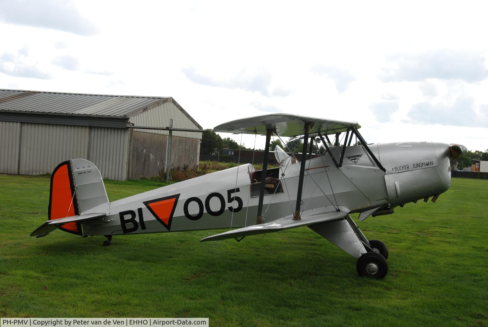 PH-PMV, 1951 CASA 1-131E Srs 2000 Jungmann C/N 2092, CASA 1.131E in 2018 still with the registration G-BUVN, before the re-registration PH-PMV