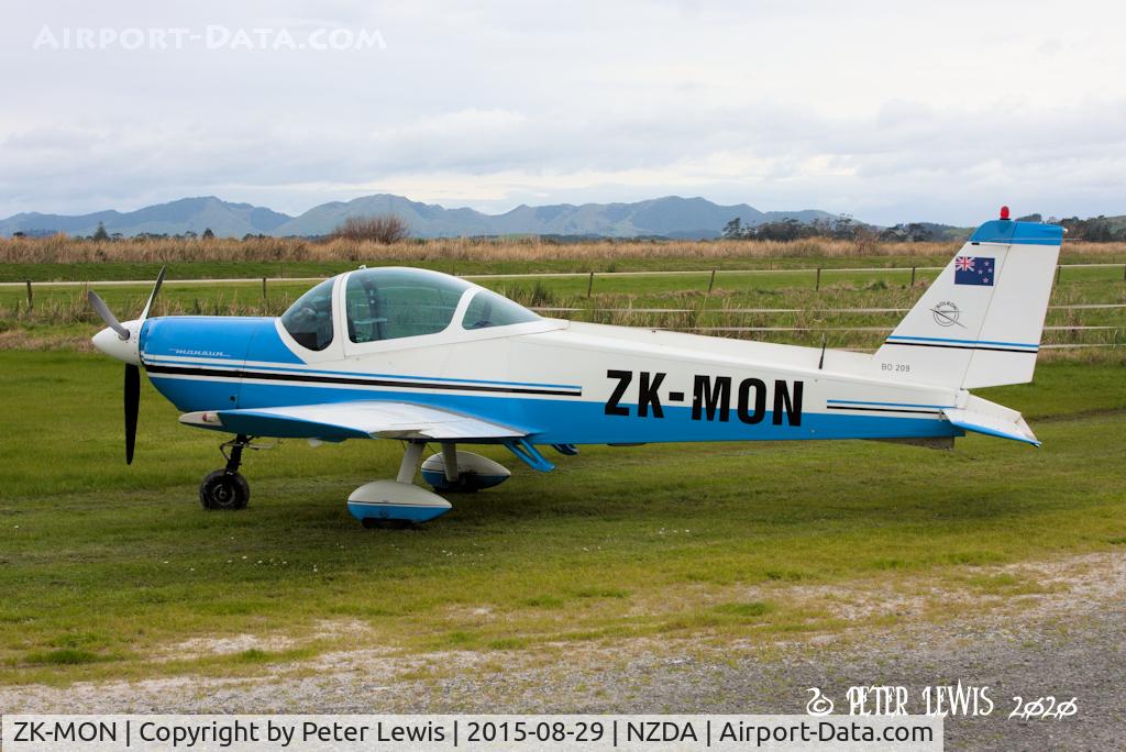 ZK-MON, Bolkow Bo-209 Monsun 150RV C/N 168, J A Evans, Whitianga