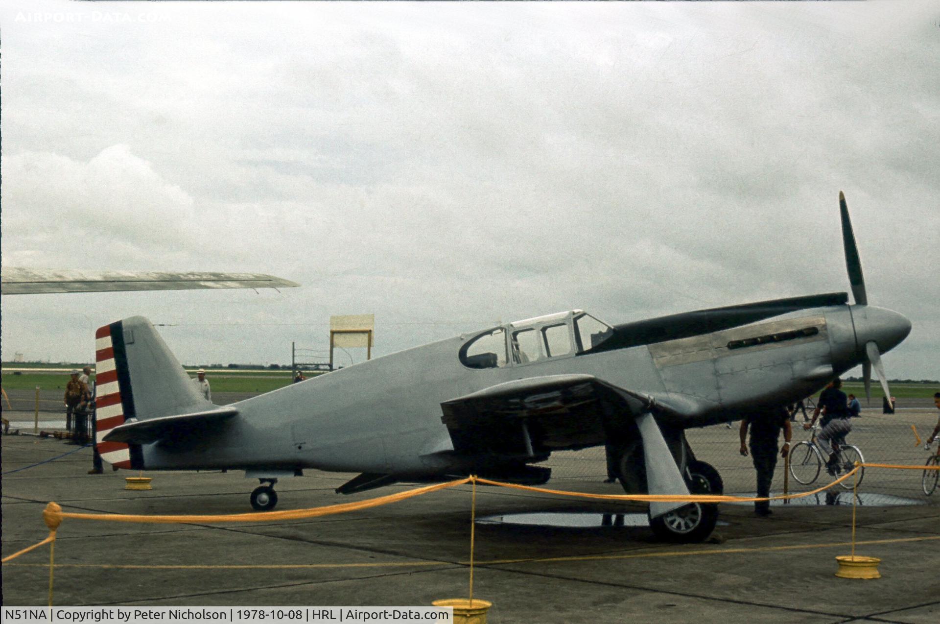 N51NA, 1941 North American XP-51 Mustang C/N 41-038, The Experimental Aircraft Association displayed their XP-51 at the Confederate Air Force 1978 Airshow.