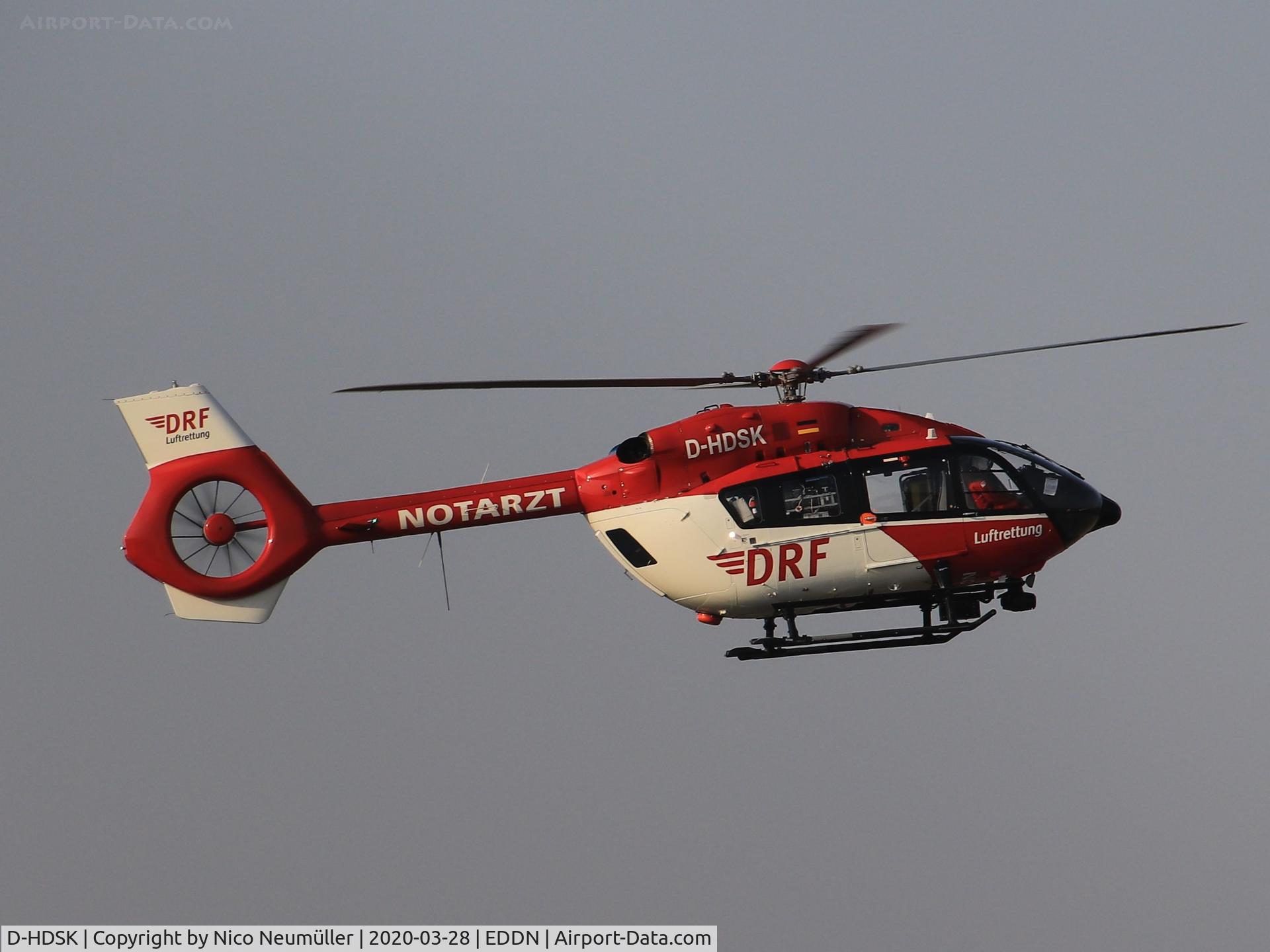 D-HDSK, 2017 Eurocopter EC-145 (BK-117C-2) C/N 20118, DLR-Helicopter in EDDN/NUE
