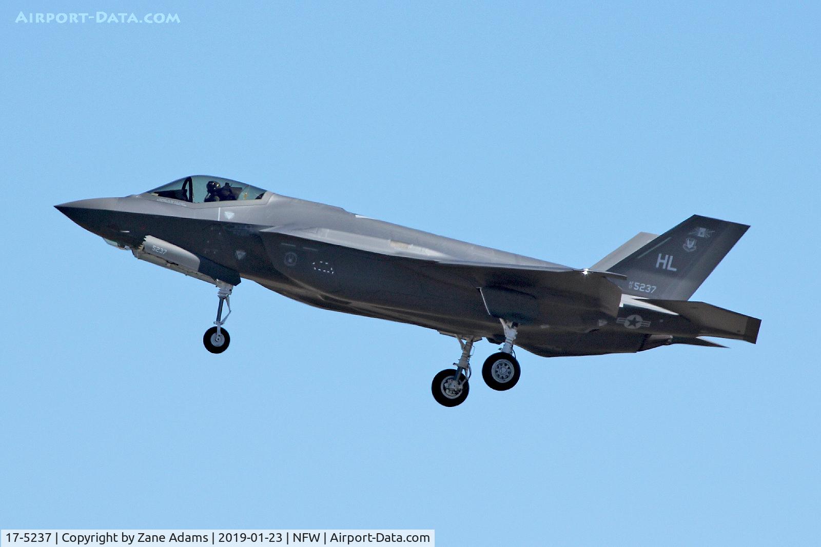 17-5237, 2017 Lockheed Martin F-35A C/N AF-179, Landing at NAS Fort Worth