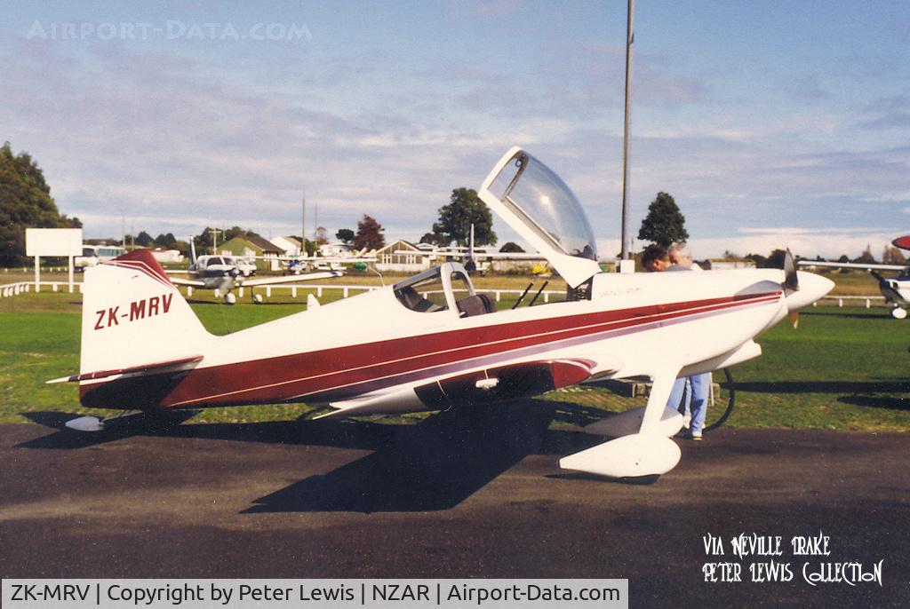 ZK-MRV, Vans RV-6 C/N 20334/AACA/2183, J P & M E McPhee & C D Bishop, Auckland