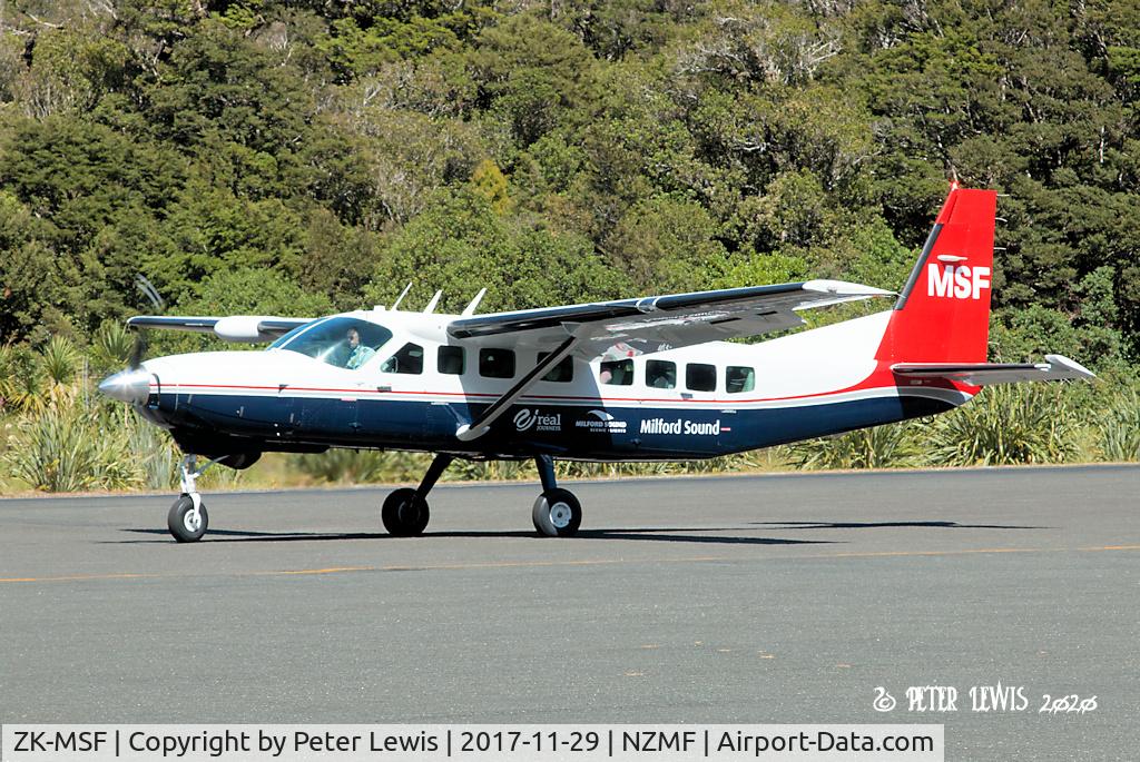 ZK-MSF, 2006 Cessna 208B Grand Caravan C/N 208B1198, Milford Sound Scenic Flights Ltd., Queenstown