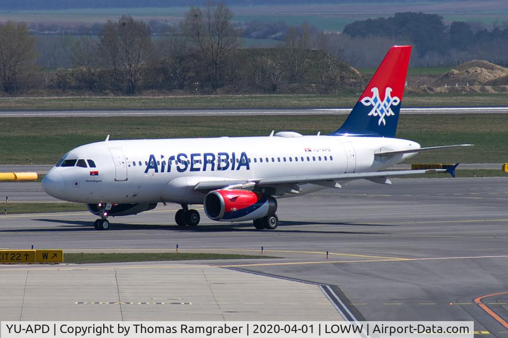 YU-APD, 2004 Airbus A319-132 C/N 2335, Air Serbia Airbus A319