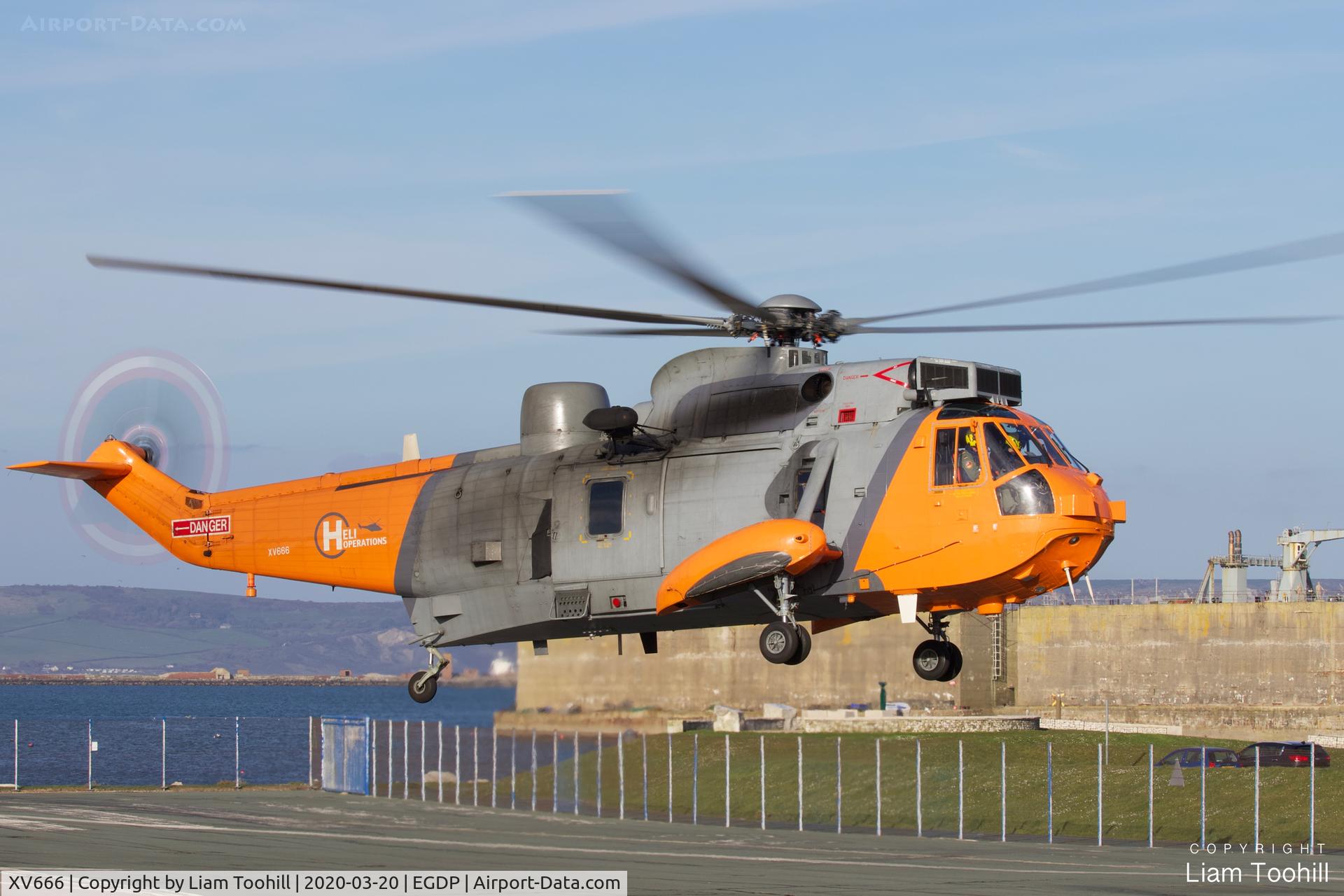 XV666, 1970 Westland Sea King HU.5 C/N WA654, XV666 ‘Damien’ at Portland