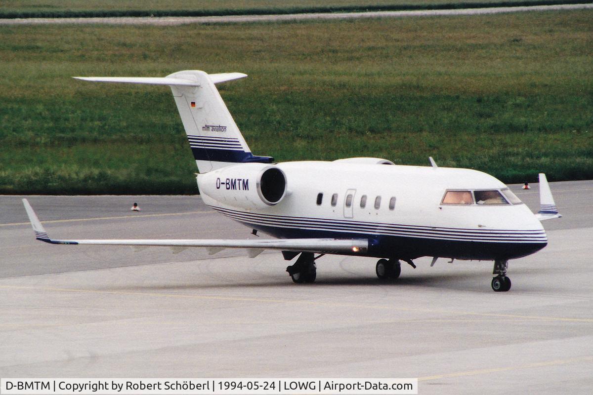 D-BMTM, 1982 Canadair Challenger 600S (CL-600-1A11) C/N 1029, D-BMTM @ LOWG