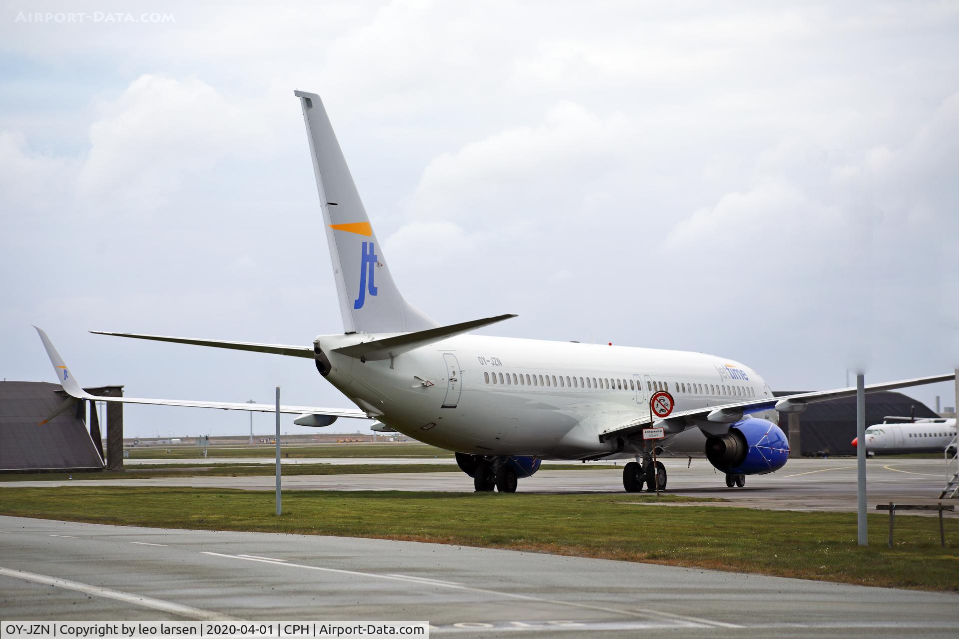 OY-JZN, 2006 Boeing 737-8K5 C/N 34689, Copenhagen 1.4.2020