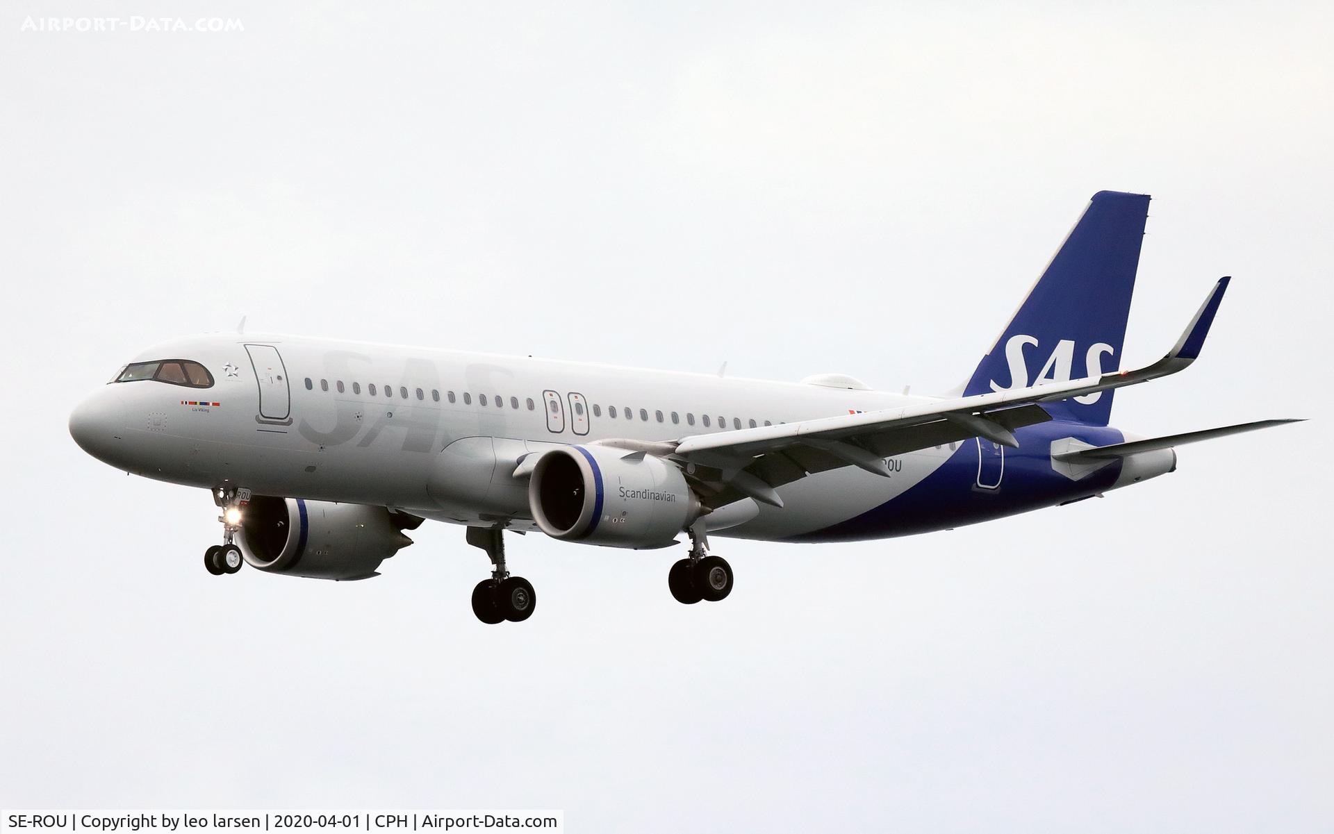 SE-ROU, 2019 Airbus A320-251N C/N 9262, Copenhagen 1.4.2020