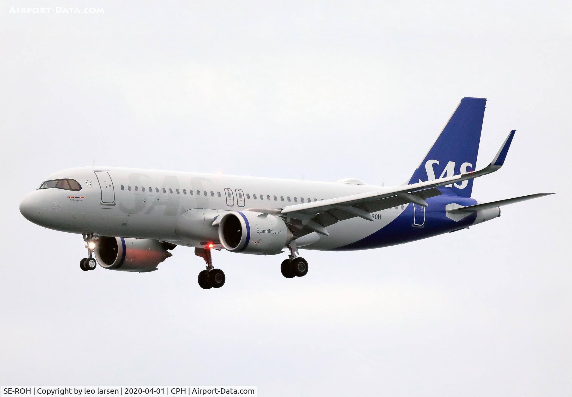 SE-ROH, 2020 Airbus A320-251N C/N 9173, Copenhagen 1.4.2020