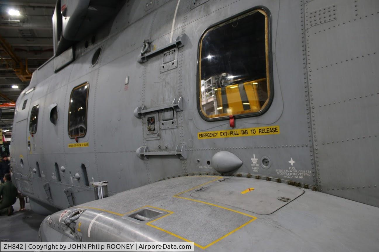 ZH842, AgustaWestland EH-101 Merlin HM.1 C/N 50091/RN22, on board HMS PRINCE OF WALES