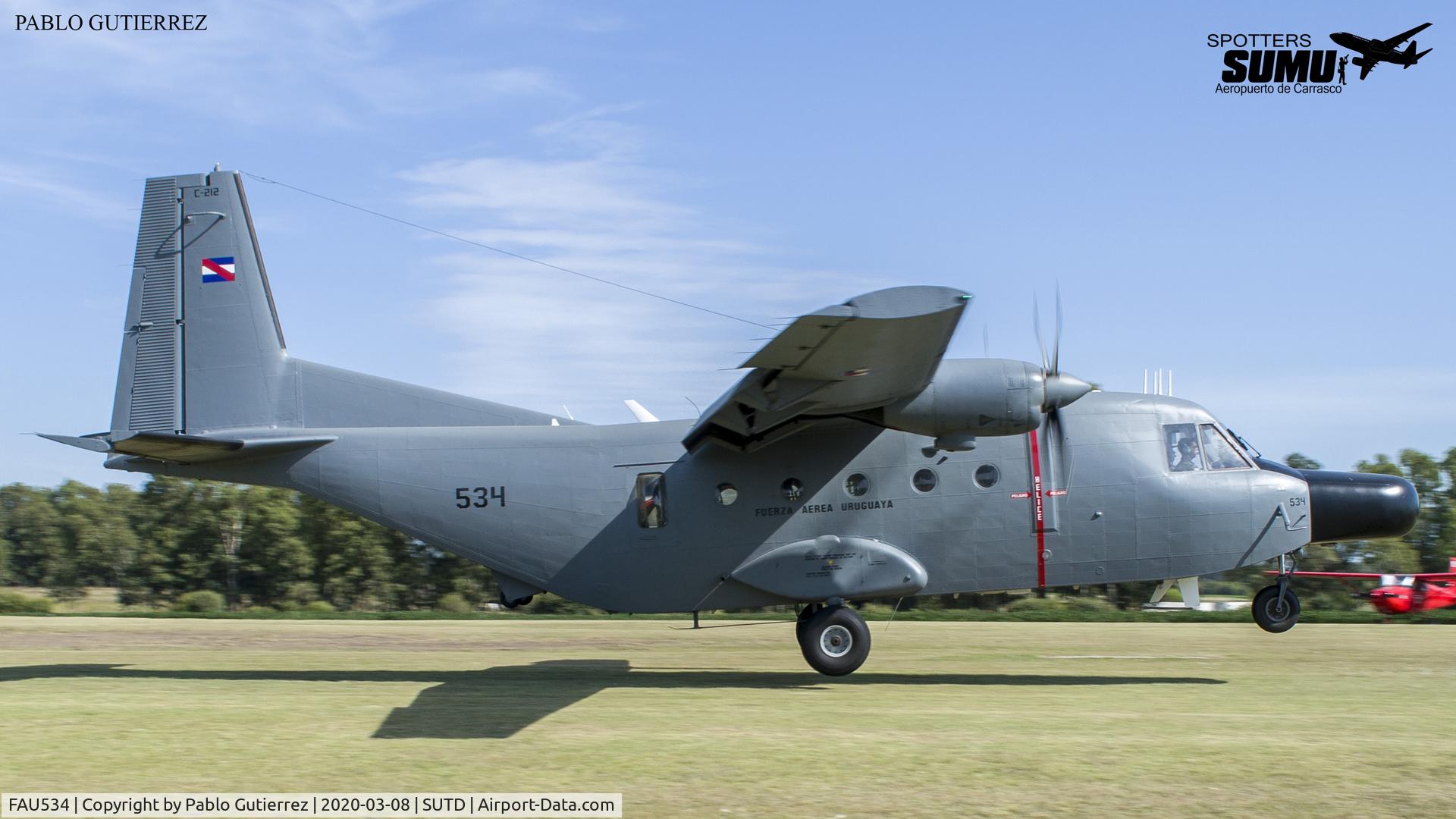 FAU534, CASA C-212 C/N 229, FUERZA AEREA URUGUAYA