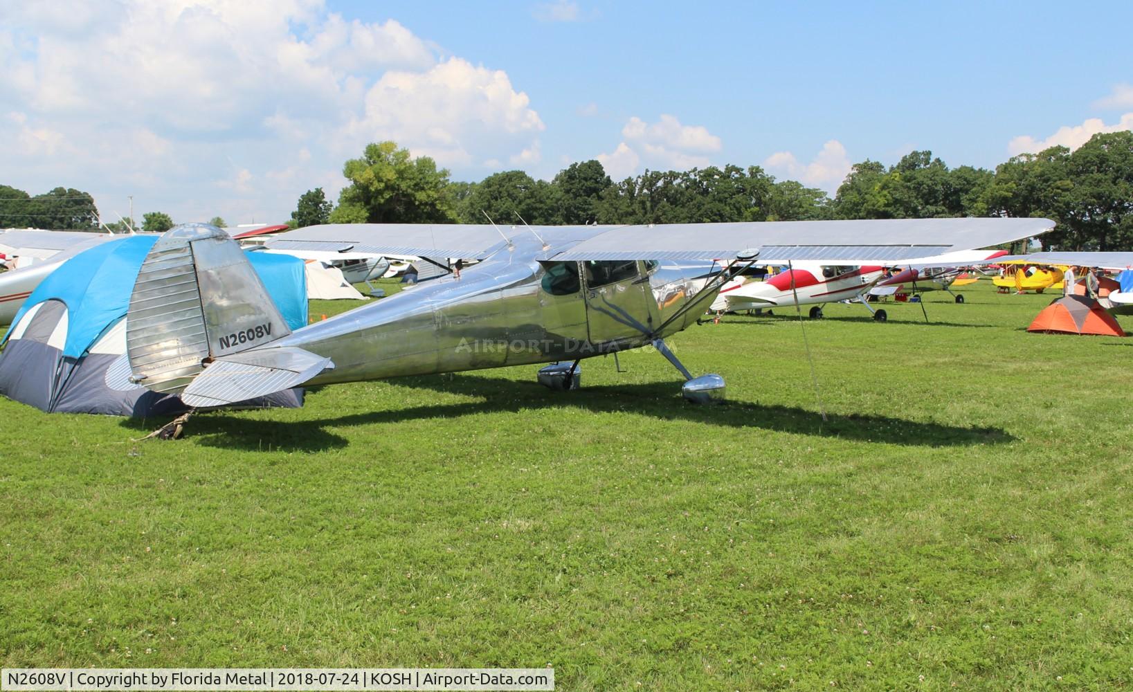 N2608V, 1948 Cessna 170 C/N 18118, Cessna 170