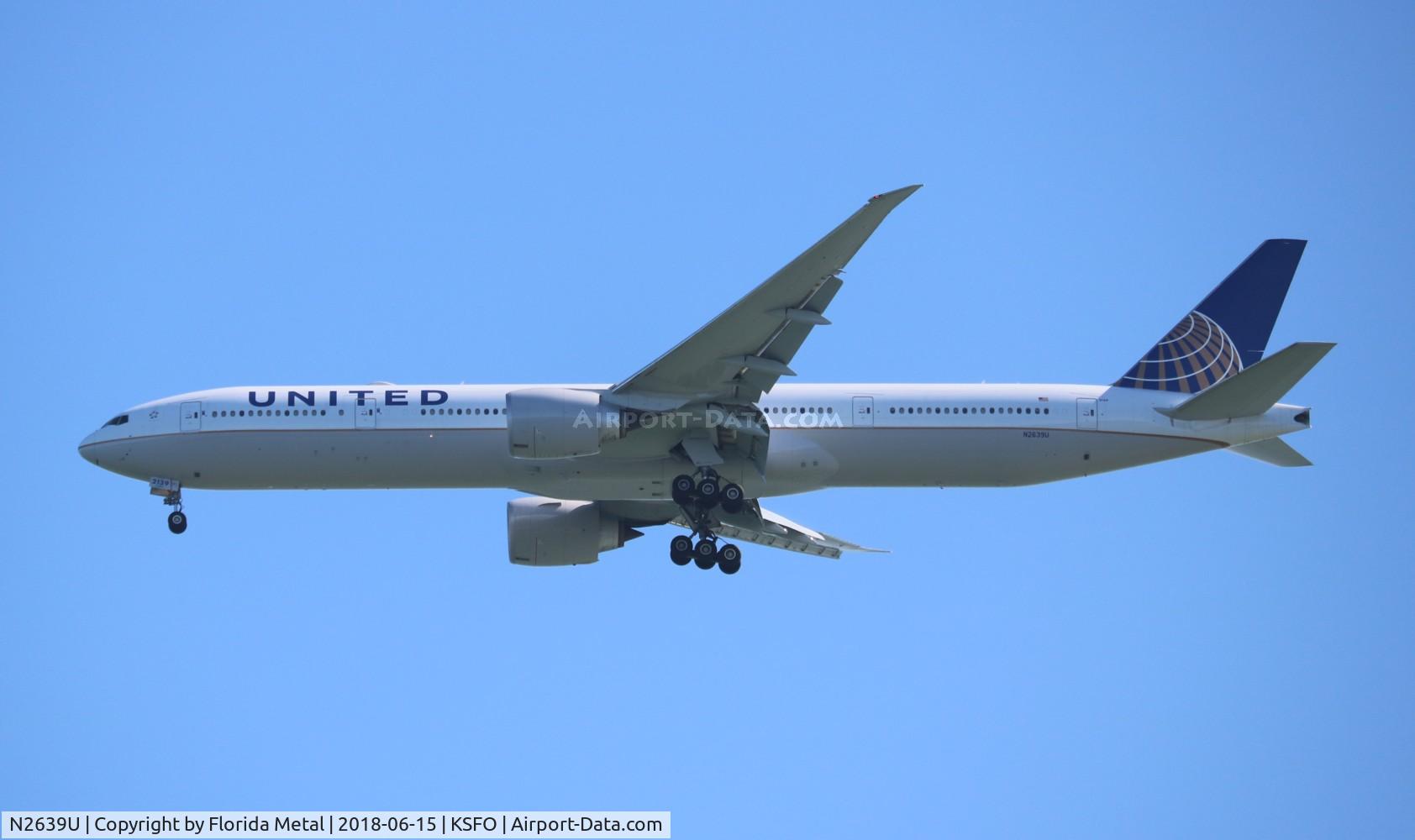 N2639U, 2017 Boeing 777-300/ER C/N 62650, United