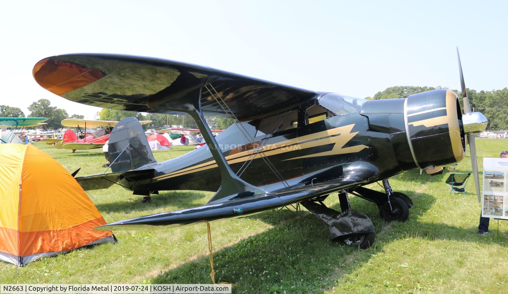 N2663, 1939 Beech F17D Staggerwing C/N 330, Beech F17D
