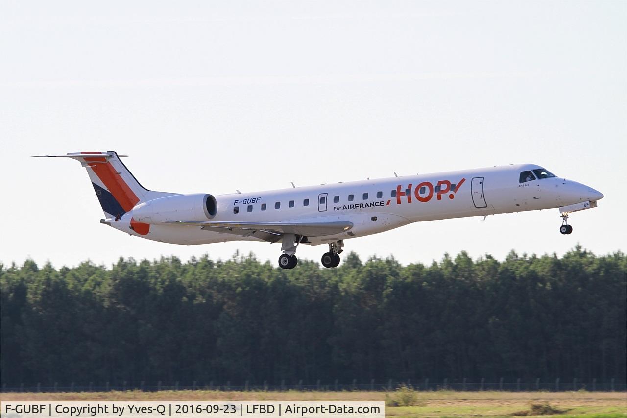 F-GUBF, 2002 Embraer EMB-145MP (ERJ-145MP) C/N 145669, Embraer EMB-145MP, On final rwy 05, Bordeaux Mérignac airport (LFBD-BOD)