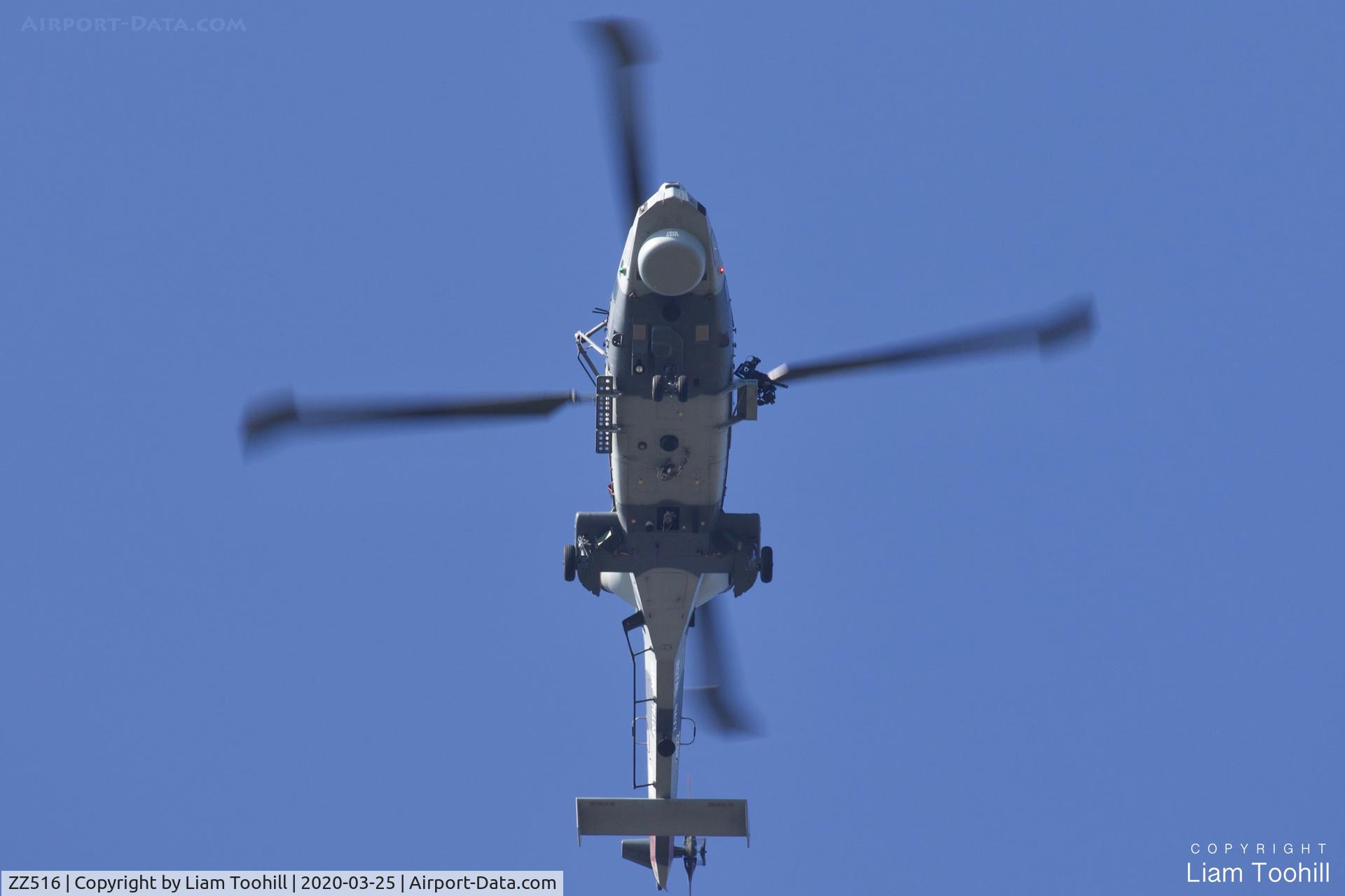 ZZ516, 2015 AgustaWestland AW-159 Wildcat HMA.2 C/N 521, ZZ516 overhead