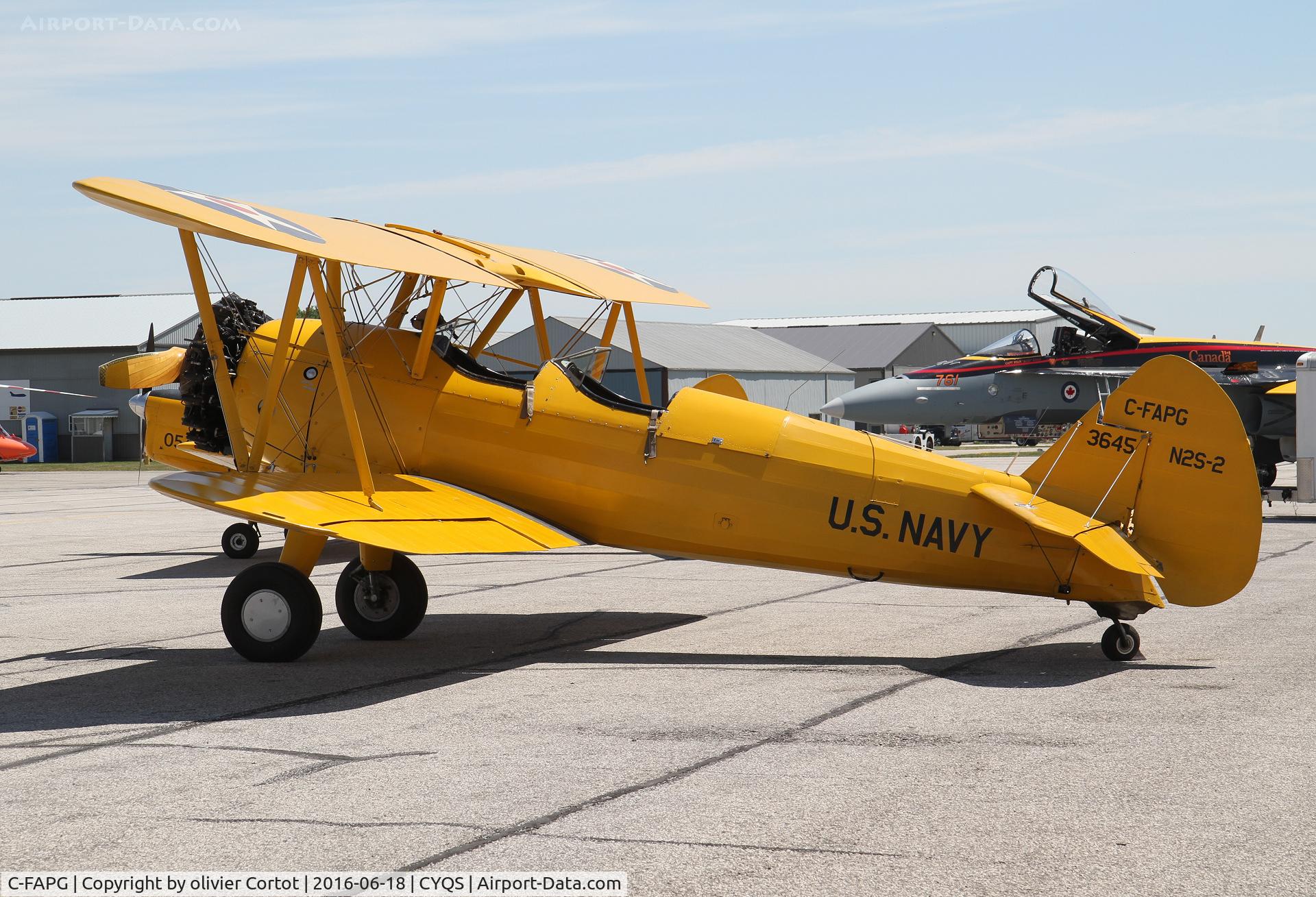 C-FAPG, 1941 Boeing A75N1 C/N 75-2730, 2016 airshow